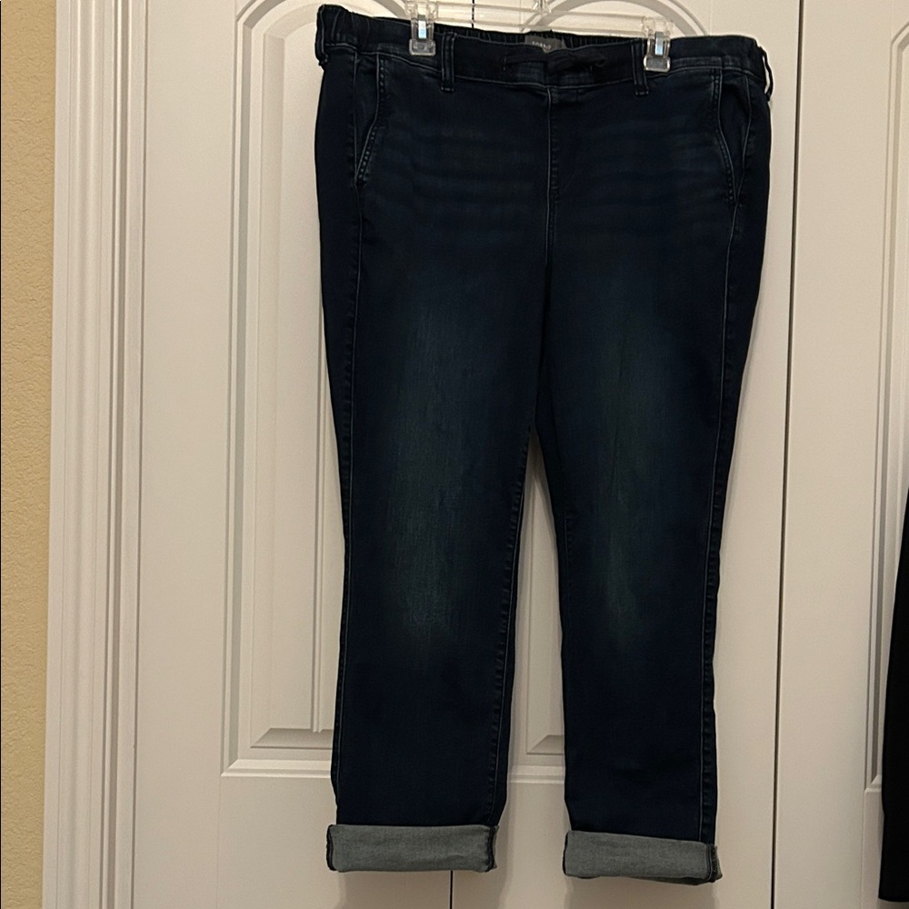 Torrid Dark Indigo Ankle Jeans